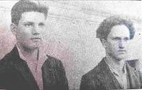 От ляво надясно: Нецо Гарвански и Вълко Радински, 1932 г